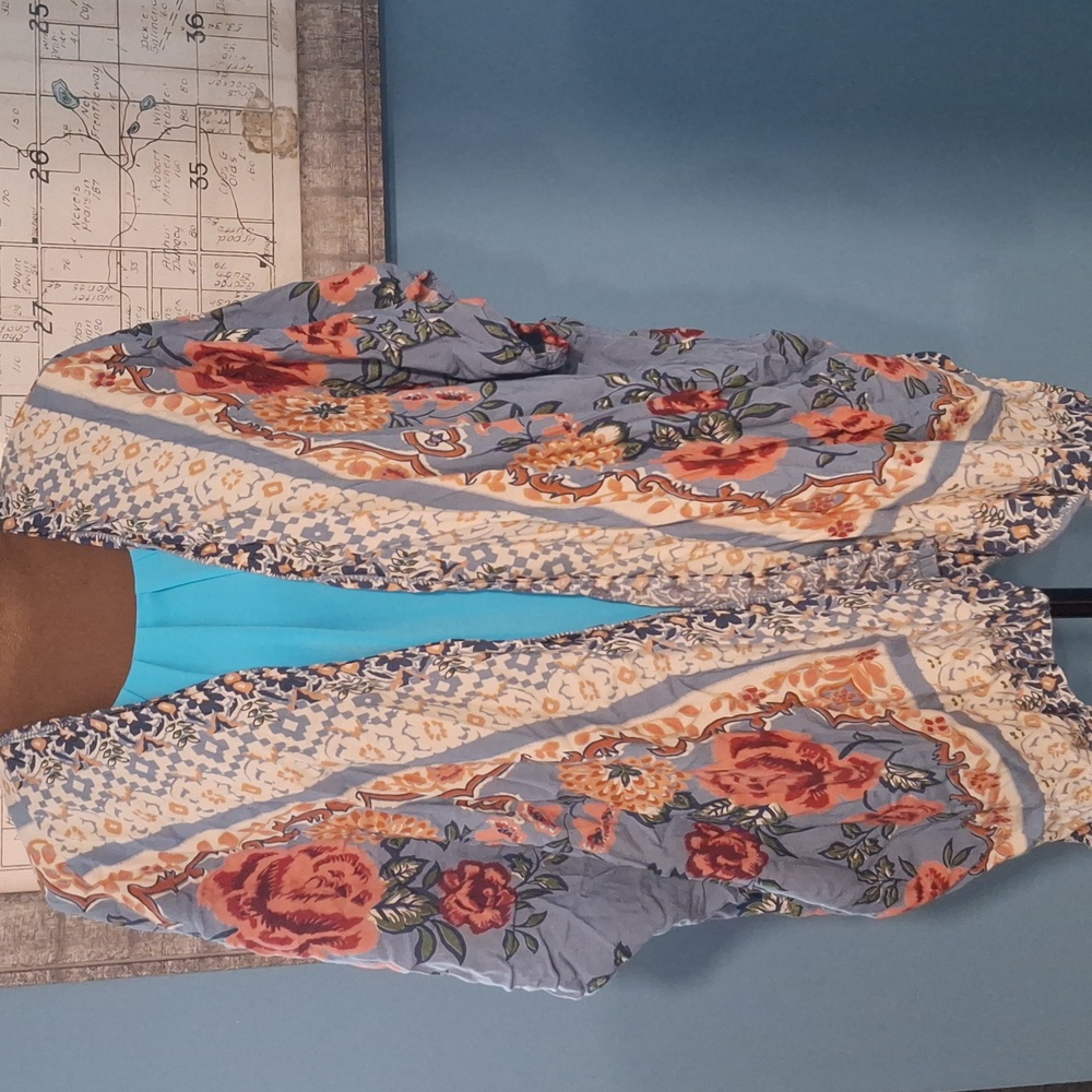 Angie Vibrant Floral Over Cardigan